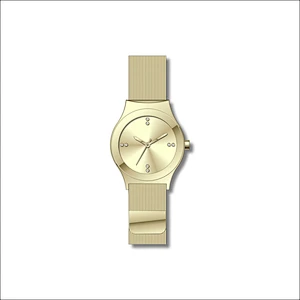 Simple couple stainless steel watches