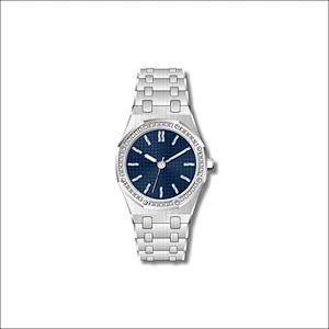 Famous Classic Women Stainless Steel Watches with setting stones