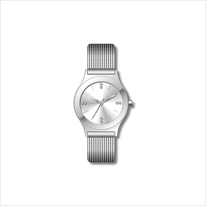 Simple Couple Stainless Steel Watches
