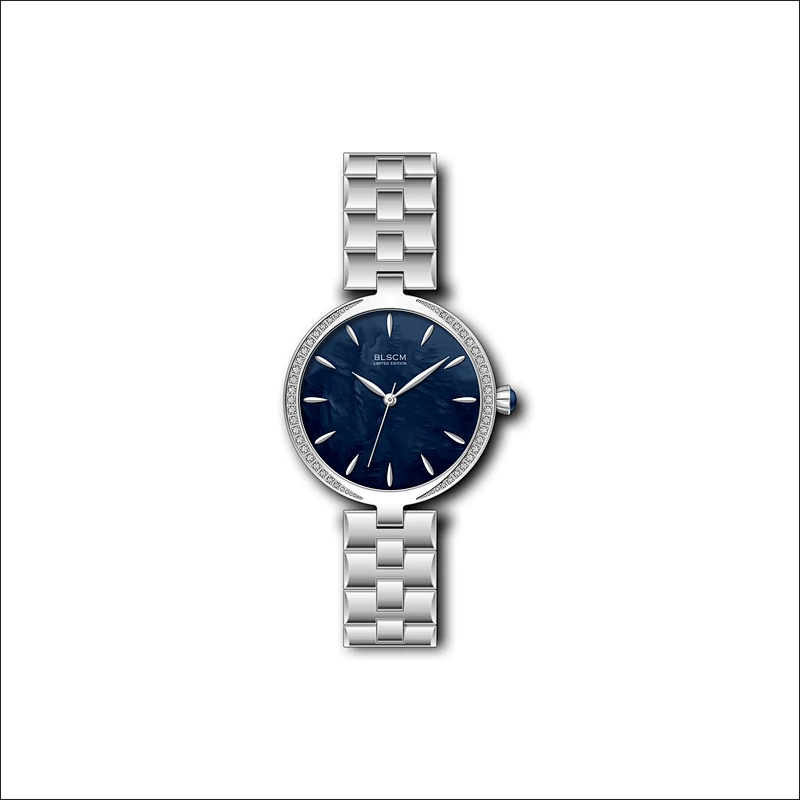 Japan Quartz Ladies Fashion Watches with setting stones