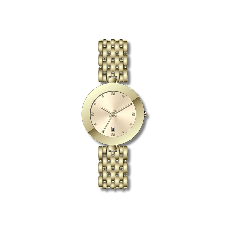 Famous Couple Classic Stainless Steel Watches