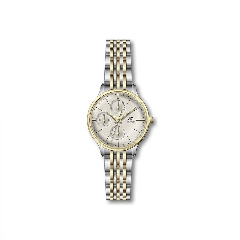Popular Business Women Stainless Steel Multi-function Watches