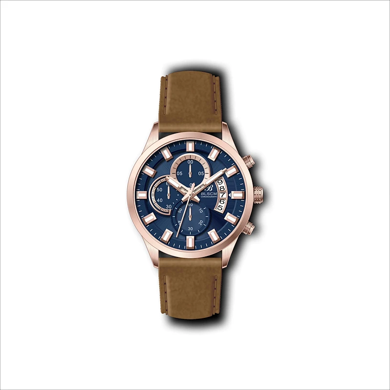 Japan Chronograph Sports Men Watches with leather band
