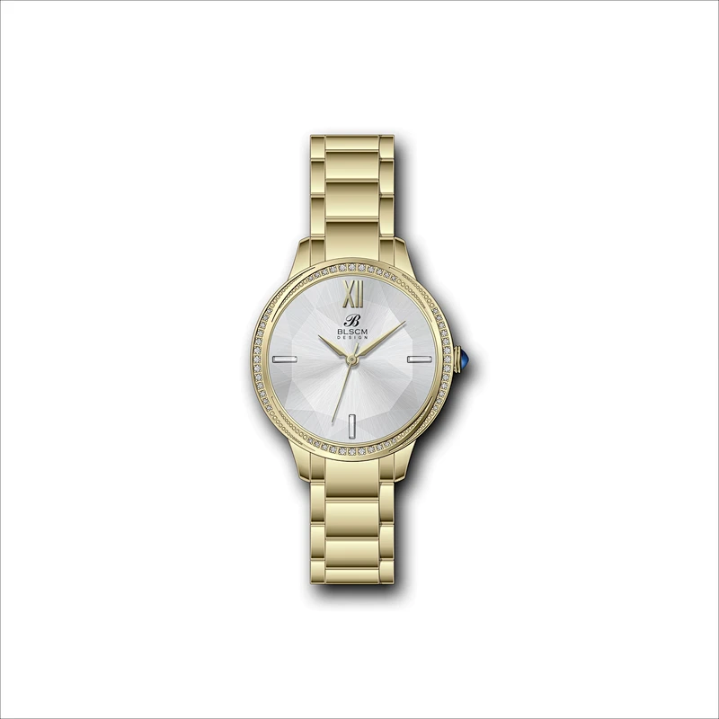 Ladies Business Stainless Steel Watches With Special Dial