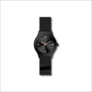 Simple couple stainless steel watches