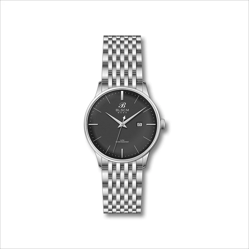 Quartz Simple Couple Stainless Steel Watches