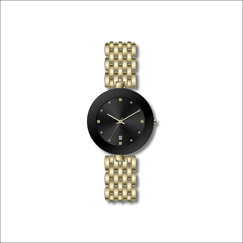 Famous Couple Classic Stainless Steel Watches