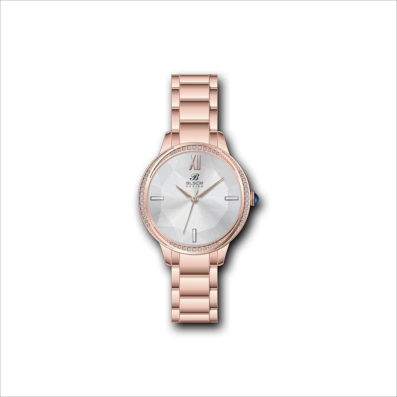 Ladies Business Stainless Steel Watches With Special Dial