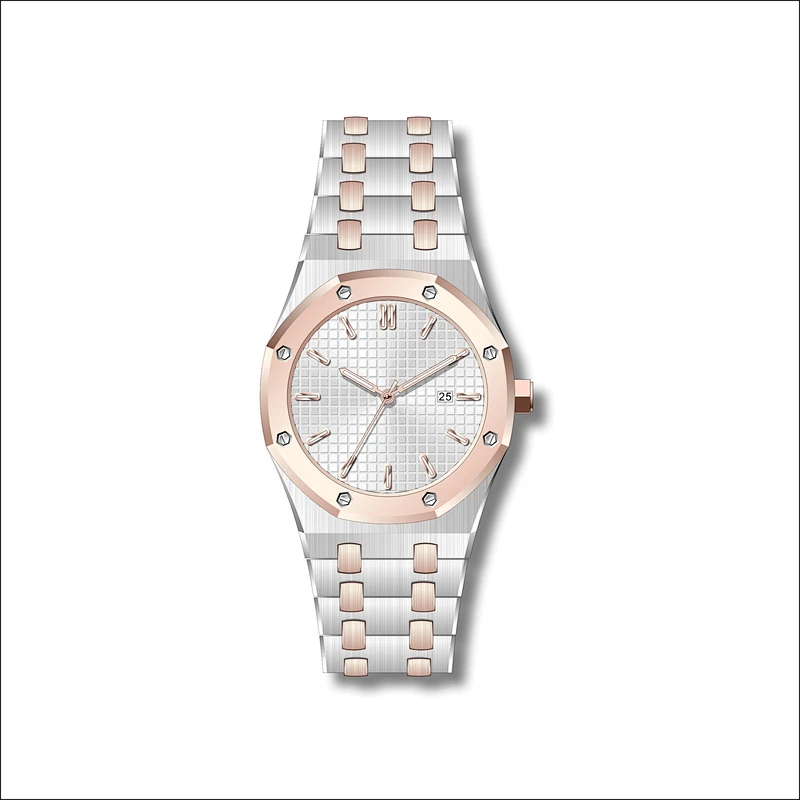 Famous classic minimalist Men stainless steel watches with date