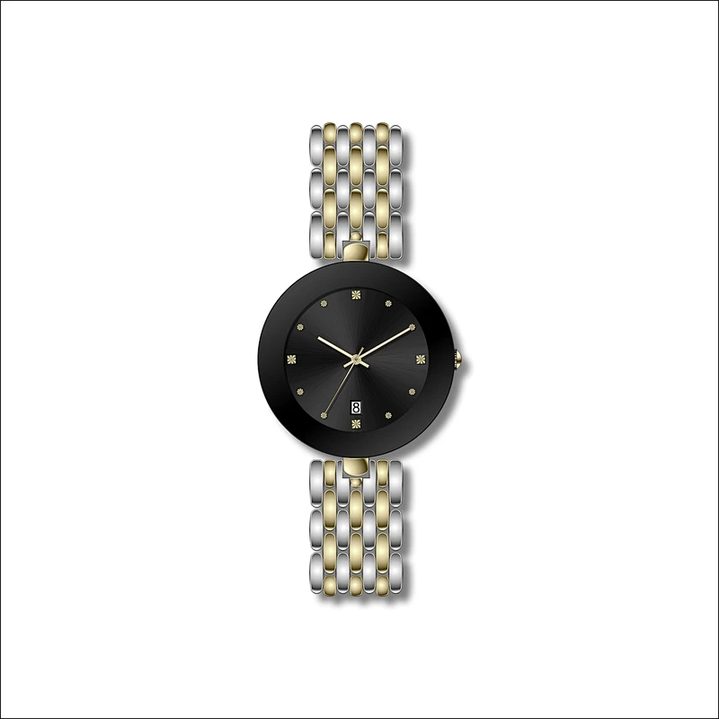 Famous Couple Classic Stainless Steel Watches