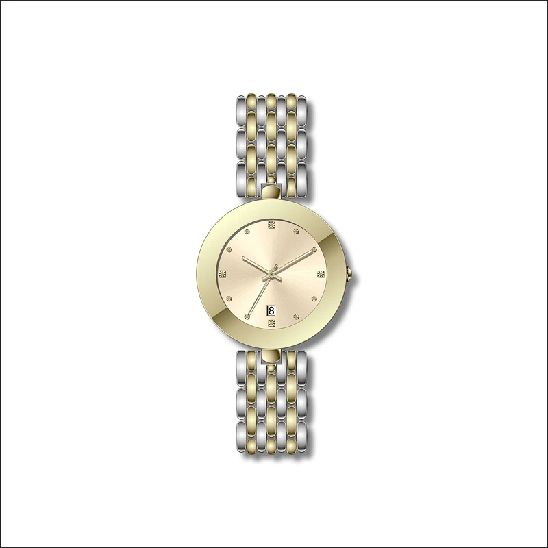 Famous Couple Classic Stainless Steel Watches