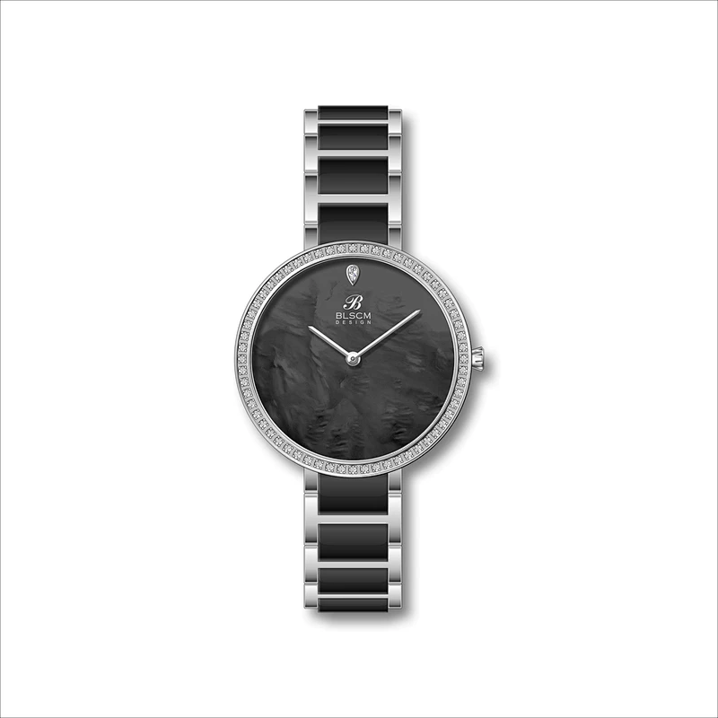 Ladies Stainless Steel Watches with Ceramic