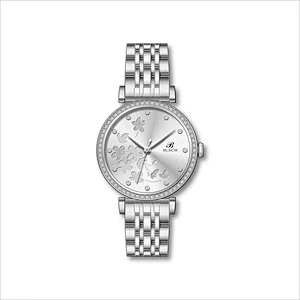 Fashion Stainless Steel Watch For Ladies with Stones
