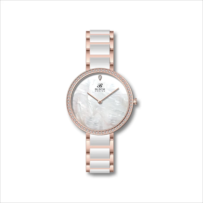 Ladies Stainless Steel Watches with Ceramic