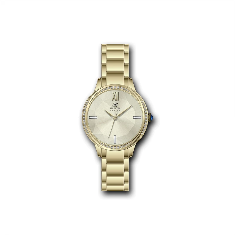 Ladies Business Stainless Steel Watches With Special Dial