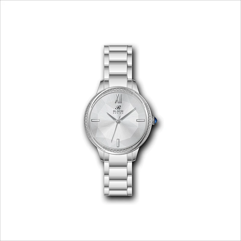 Ladies Business Stainless Steel Watches With Special Dial