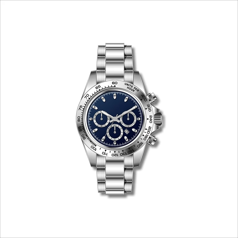 Classic Chronograph Gents Stainless Steel Watches