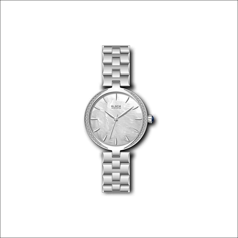 Japan Quartz Ladies Fashion Watches with setting stones