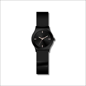 Simple couple stainless steel watches
