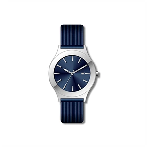 Simple Couple Stainless Steel Watches With Date