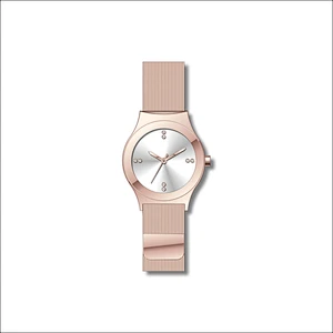 Simple couple stainless steel watches