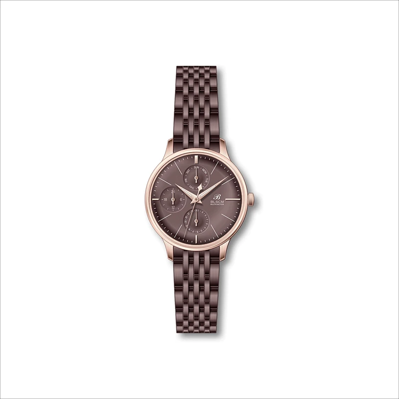 Popular Business Women Stainless Steel Multi-function Watches
