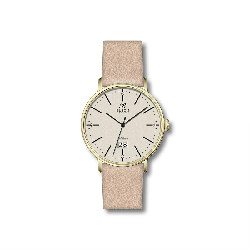 Simply Men Stainless Steel Watches with Leather band
