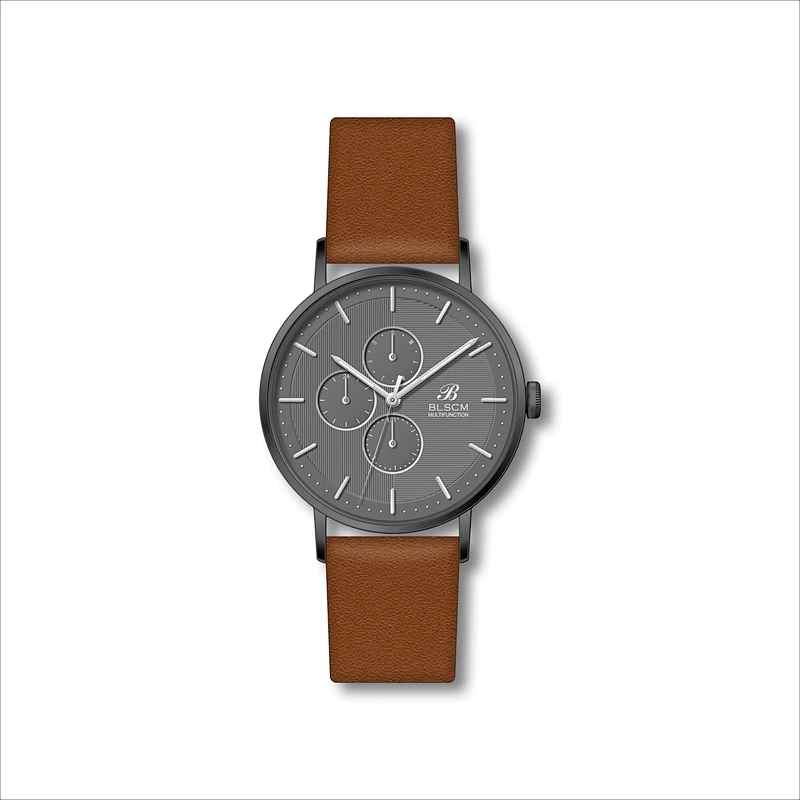 Simply Couple Stainless Steel Watches Leather band