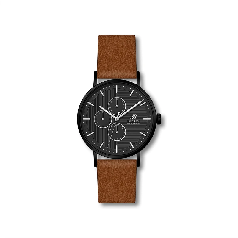 Simply Couple Stainless Steel Watches Leather band