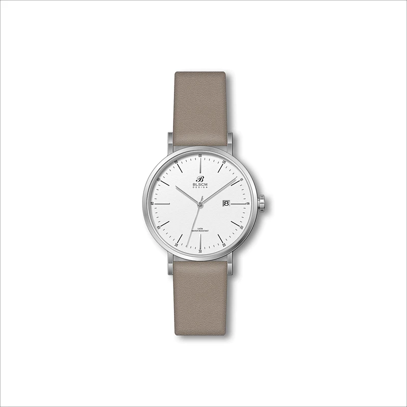 Ladies Stainless steel Watches Leather Strap