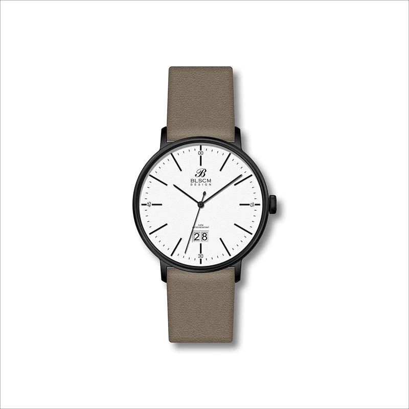 Simply Men Stainless Steel Watches with Leather band