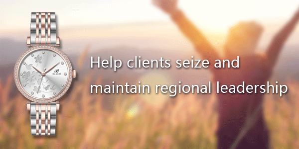 Help clients seize and maintain regional leadership.