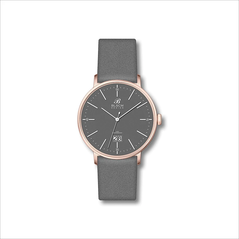 Simply Men Stainless Steel Watches with Leather band
