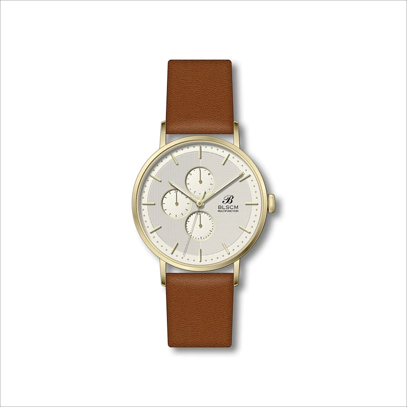 Simply Couple Stainless Steel Watches Leather band