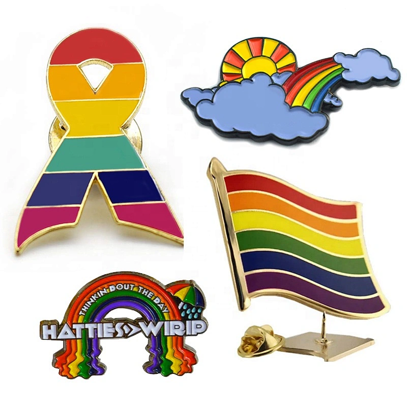Rainbow Pin Badge