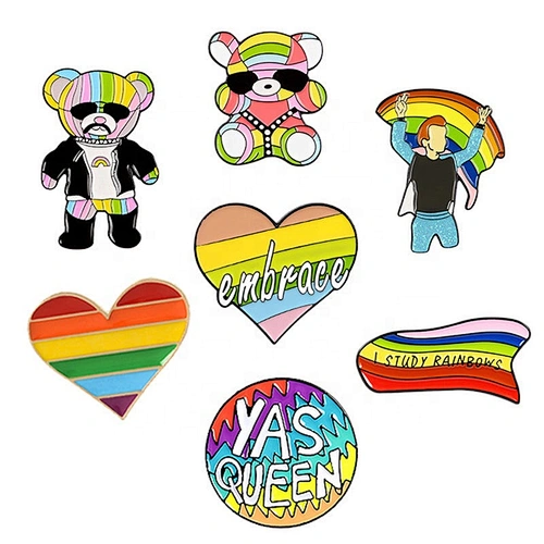 soft enamel badge pin