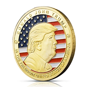 Gold plated trump Coins
