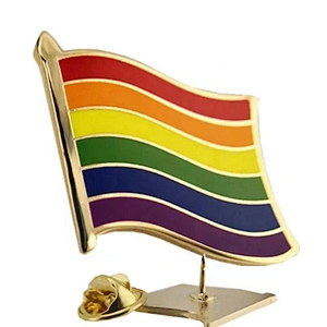 Rainbow Pin Badge
