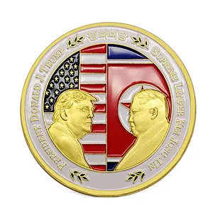 Gold plated trump Coins