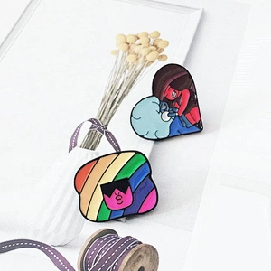 soft enamel badge pin