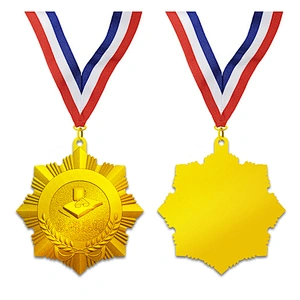 High quality gold custom medal