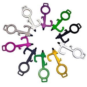 No Touch Hygiene Hand Brass Door Opener Closer Stylus EDC Door Opener