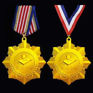 High quality gold custom medal