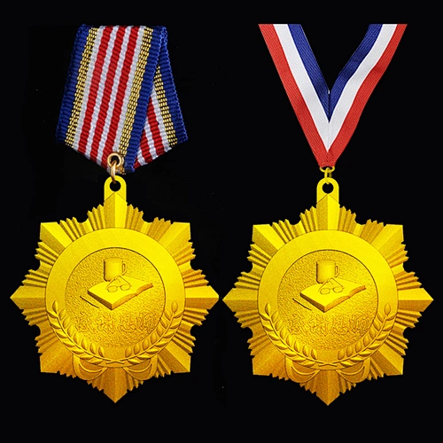 High quality gold custom medal