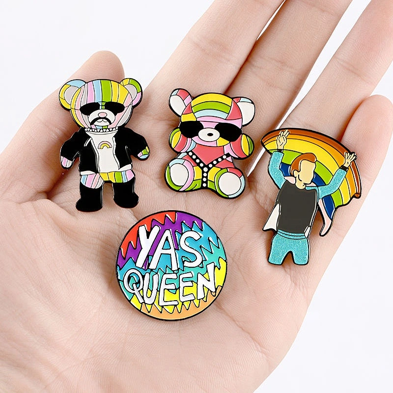 soft enamel badge pin