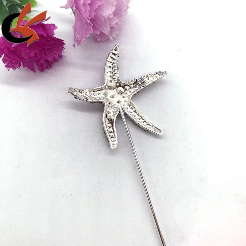 New product party birthday decorative star shape crystal rhinestone cake topper