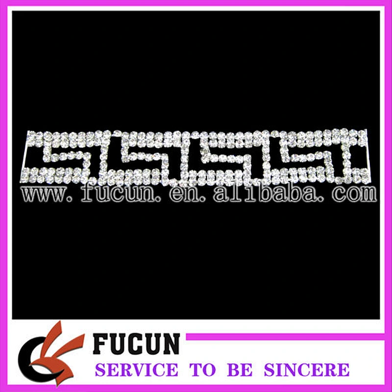 bulk metal buckles sew on glass and rhinestone connector for bikini