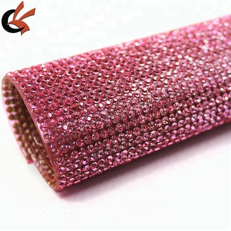 Hot Fix Rhinestone Mesh Iron On Crystal Mesh Trimming