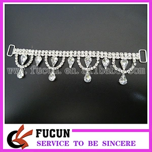 headband garment crystal diamante decorative rhinestone connector