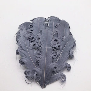 2019 hair accessories curly goose feather pads for  kids